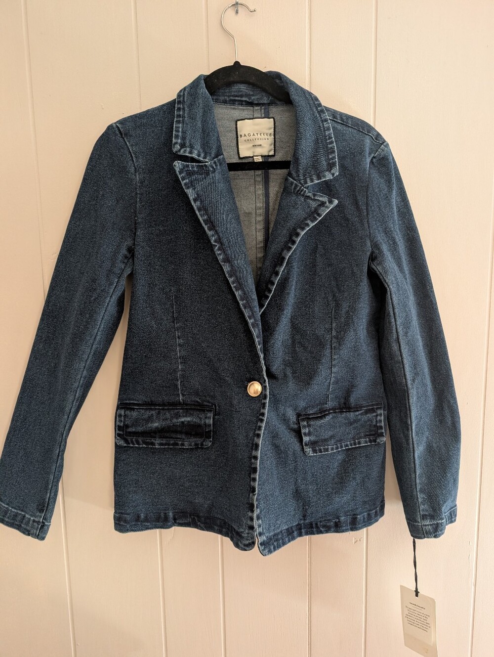 NWT Bagatelle Denim Blazer
